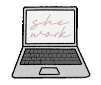 Girl Power Laptop Sticker by Pretty Whiskey / Alex Sautter