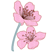 Pink Glitter Sticker