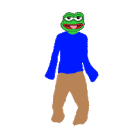 Dancer Frog Sticker by LS528
