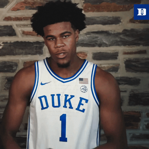 Serious Come On GIF by Duke Men's Basketball