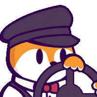 Chauffeur Driving Sticker by Famous Fox Federation