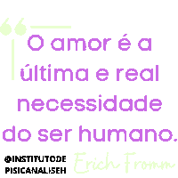 Erich Fromm Psi Sticker by Instituto de Psicanálise Humanista