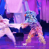 Tug Of War Dance GIF by The Masked Singer UK & The Masked Dancer UK