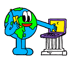 ohyouflirt cool world phone computer Sticker