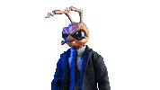 Gomez Roach Sticker by Mezco Toyz