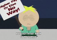 protesting butters stotch GIF by South Park 