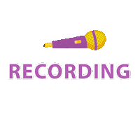 Recording On Air Sticker by Podcast Assistance