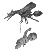 black and white wtf Sticker by Colin Raff