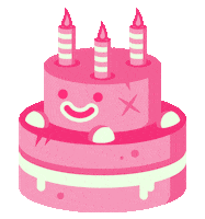 Eat Happy Birthday Sticker by Shallow Lagoon