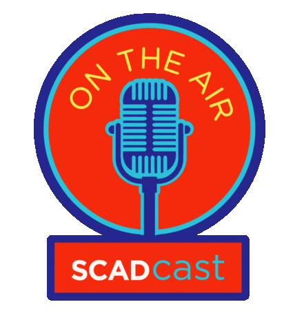 Podcast Microphone Sticker by SCAD
