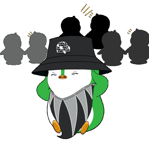 No More Fighting Sticker by Pudgy Penguins