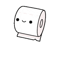 Toilet Paper Sticker by Burnt Toast ®