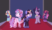 Rainbott animation unicorn princess oc GIF