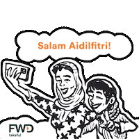 Celebration Raya Sticker by FWD Takaful