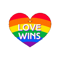 Rainbow Pride Sticker by Lincoln Goldfinch Law