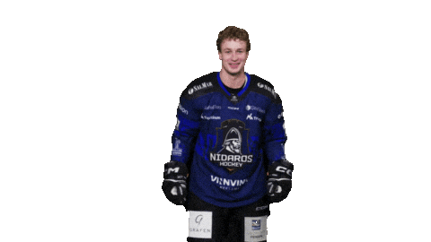 Happy Ice Hockey Sticker by Nidaros Hockey