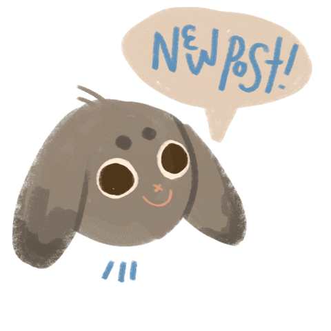 kwibuki giphyupload new post newpost bunny Sticker