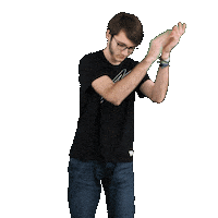 King Julien Clap Sticker by adoniadeutschland