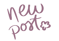 New Post Sticker by Sugar Flowers by Kelsie Cakes