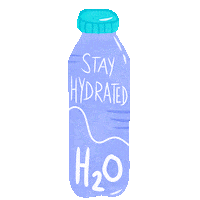 Stay Hydrated Mental Health Sticker