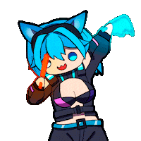 Happy Girl Sticker