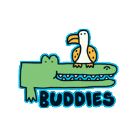 DustyHiestand friends friendship alligator crocodile Sticker