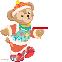 Blessing Duffy Sticker by Hong Kong Disneyland