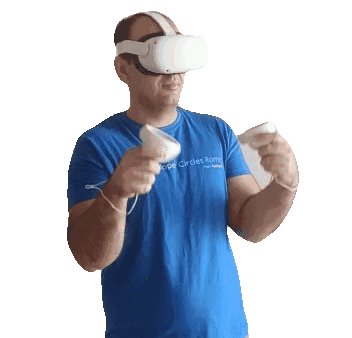 Virtual Reality Game Sticker by Damiano Mansi