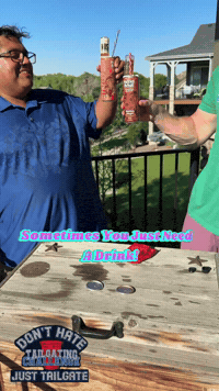 Cheers Drinking GIF by Tailgating Challenge