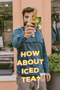 AkiraTeaHouse summer drink man tea GIF