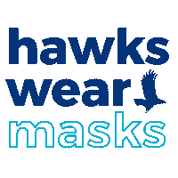 Mask Hawks Sticker by Hillsborough Community College