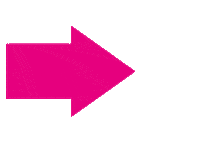 Pink Arrow Sticker by 1601communication