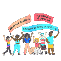 Womens Rights Gay Sticker by INTO ACTION