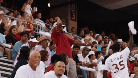 Happy College Football GIF by University of Louisiana Monroe