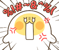 Angry Bad Words Sticker