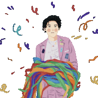 V Army Sticker by Wooli