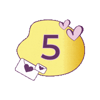 ProposalCoach heart gold coach number Sticker