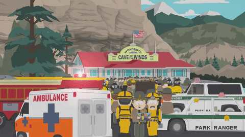 crowd emergency GIF by South Park 