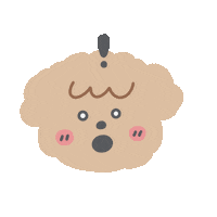 YUN_GRARECO dog animal 犬 いぬ Sticker