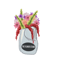 theflowerstand716 flowers sunflowers watering can 716 Sticker