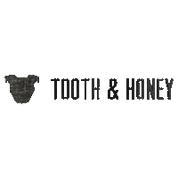 toothandhoney dogs sweater 3d logo 3d text Sticker