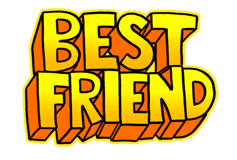Best Friends Love Sticker by Russell Taysom