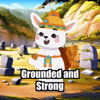Wisdom Grounding GIF by Llamaozi