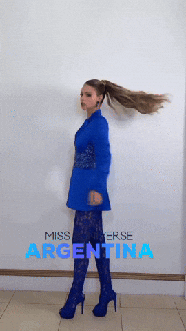 Vamos Argentina Miss Universe GIF