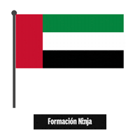 United Arab Emirates Flag Sticker by Formación Ninja