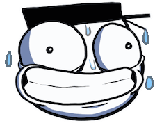 awkward dying inside Sticker by Loading Artist