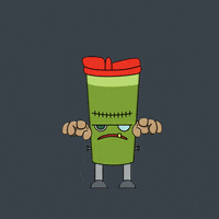 Bride Of Frankenstein Halloween GIF by Sweet Hospitality Group