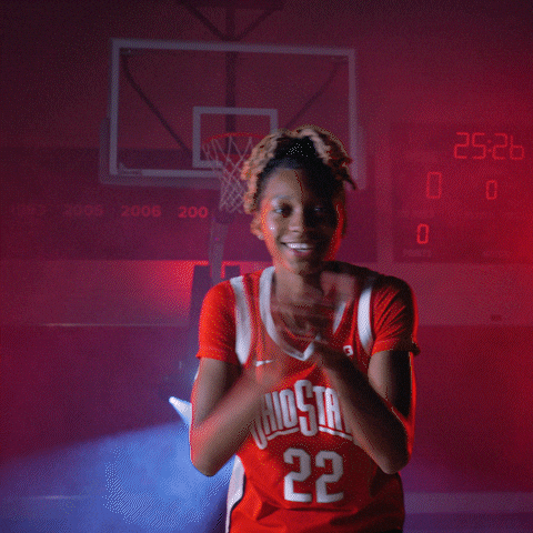 Basketball Hype GIF by Ohio State Athletics