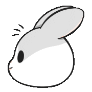 Happy Bunny Sticker by YUKIJI