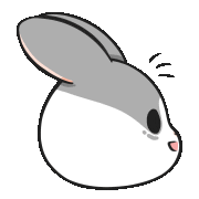 Happy Bunny Sticker by YUKIJI